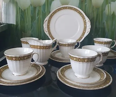 Buy Vintage Duchess  Diplomat  - Bone China Tea Set • 40£