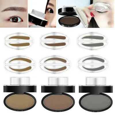 Buy Eyebrow Make Up Powder Definition Brow Stamp Waterproof Paint Eyebrow Enhancer • 2.98£