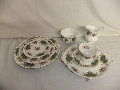 Buy C4 Porcelain Royal Albert - Berkeley - Vintage Gilded Floral Tableware - R7 • 6.99£