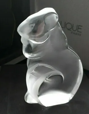 Buy $350 Lalique Crystal Astrological Rat 1404300 Zodiac Mouse Squirrel Rodent MIB • 215.78£