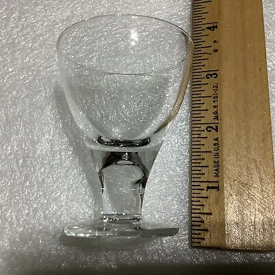 Buy Mid-20th C. Gunnel Nyman Nuutajärvi Finland Set Of Four GN46 Clear Shot Glasses. • 37.93£