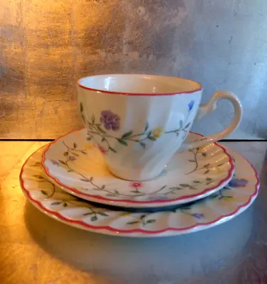Buy Summer Chintz Tea Cup Saucer Trio And Side Plate Johnson Bros • 6£