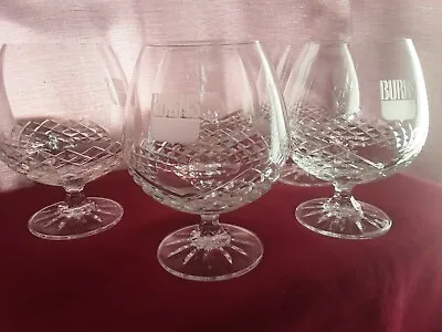 Buy Vintage  Crystal Brandy Glasses Set Of 5. Marked Galway.  • 107.99£