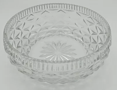 Buy Superb Vintage Diamond Cut Glass Crystal Fruit Or Trifle Or Sweet Dish Bowl UK ⭐ • 13.49£