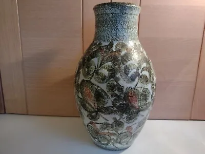 Buy Vintage Denby Glynbourne Stoneware Green, Brown And White Large 11  Vase 1960's • 21£
