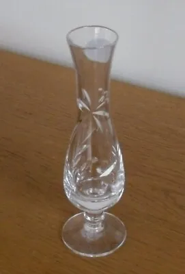 Buy Pretty Royal Doulton Cut Crystal Bud Vase - 16 Cm Tall - VGC • 7.50£