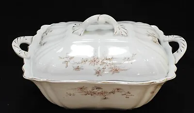 Buy 1880 Antique John Maddock & Sons Royal Vitreous Square Covered Soup Tureen • 35.04£