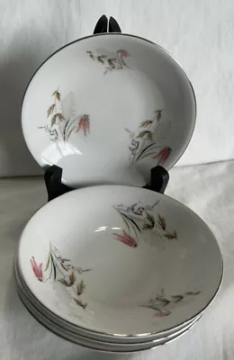 Buy Vintage 4 Royal Duchess Fine China Mountain Bell 5 1/8  Fruit Dessert Bowls • 65.89£