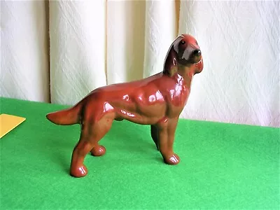 Buy VINTAGE MELBA WARE HIGH GLOSS RED SETTER DOG ( Mim T2 ) • 4.99£