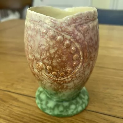 Buy Beautiful Sylvac Vase Pattern 675 Marble Effect Pink Amber Green Swirl Vase • 4£