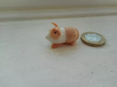 Buy Guinea Pig - Beautiful Miniature Glass Guinea  Pig - Fawn/pink & White • 4.50£