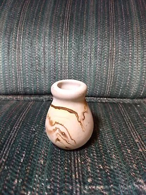 Buy Nemadji Art Pottery Toothpick/Vase, Small, Vintage, 2-1/4 ,  Swirl Brown/Orange  • 15.75£
