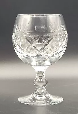 Buy Royal BRIERLEY Crystal  BRUCE Cut  Brandy Glass / Glasses - 11cm 163g VGC ———    • 15.99£