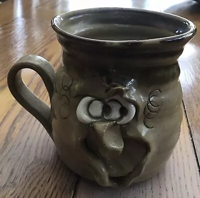 Buy Pretty Ugly Pottery Brown Stoneware Mug Handmade In Wales  • 5£
