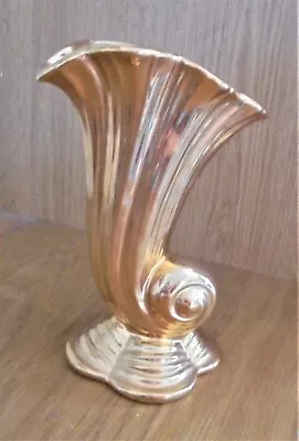 Buy Royal Winton Cornucopia Shell Vase Golden Age 1940's • 16£