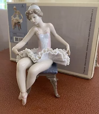 Buy Lladro Ballerina Figurine 'Pretty Ballerina’ Item 5499 With Lace Tutu • 200£