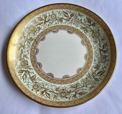 Buy Vintage Aynsley Decorative Plate Pattern 9861 Pale Green Gilded • 5£