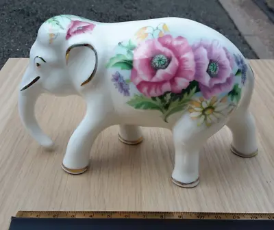 Buy Vintage Crown Fine Bone China Made In England Elephant • 11.99£
