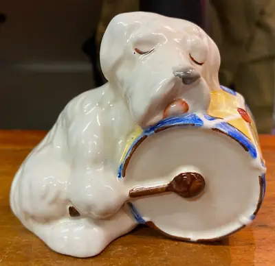 Buy Lovely Very Rare Vintage Beswick Dog Sleeping On Drum Figurine No 812 SU521 • 30£