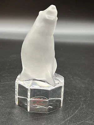 Buy NACHTMANN Germany Crystal Creatures Lead Crystal Frosted SEAL On Clear Base • 32.21£
