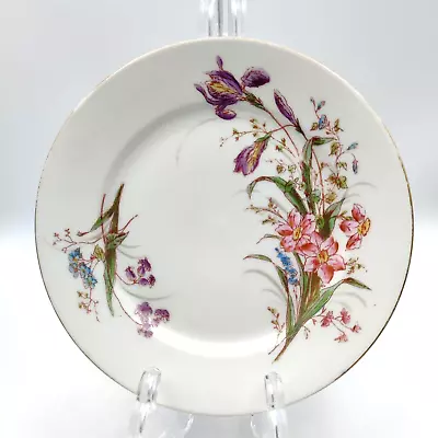 Buy Antique French Limoges Tressemanes & Vogt D & C 1497 Salad Plate Floral 1890s • 28.57£