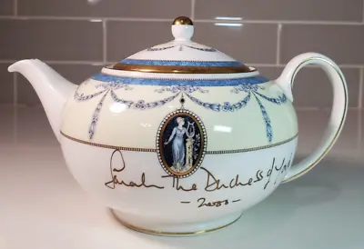 Buy Wedgwood Madeleine Teapot Signed By Sarah Duchess Of York Made In England RARE! • 1,515.50£