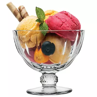 Buy 2 4 6 Glass Dessert Bowls Ice Cream Fruit Salad Cocktail Sundae Appetiser Cups • 7.49£