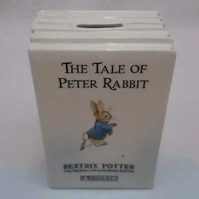 Buy Beatrix The Tale Of Peter Rabbit Cermaic Book Bank Barklem Wedgwood Free S&h Ku • 32.23£