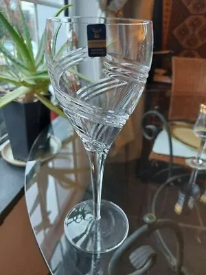 Buy Gleneagles 20.4 Cm Argyle Lead Crystal Large Wine Glass Goblet Hand Cut Scotland • 20£