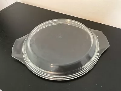 Buy Vintage JAJ PYREX Lid For Casserole Dish Round Clear Glass Diameter 19.5 Cm VGC • 6.50£
