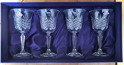 Buy Edinburgh Crystal Wine Glasses 4 - New And Unused • 14.99£