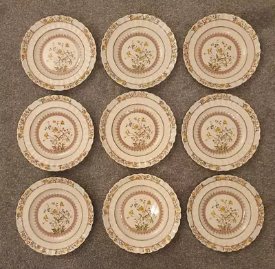 Buy Copeland Spode Buttercup England (9) Plates 9  Old Marking • 90£