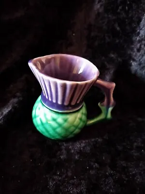 Buy Vintage West Highland Pottery Thistle Jug • 5£