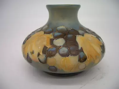 Buy Salt Glazed Moorcroft Leaf & Berry Vase By William Moorcroft • 295£