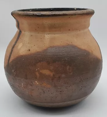 Buy Vintage Wood Fired Studio Pottery Bean Pot- Artist Signed • 73.36£