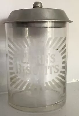 Buy Carr’s Biscuits Glass Jar Aluminium Lid Vintage Rare 9 Inch • 40.53£