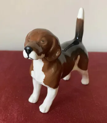 Buy Vintage Beswick Beagle Dog Ch Wendover Billy Gloss Figurine - Model 1939 • 18£