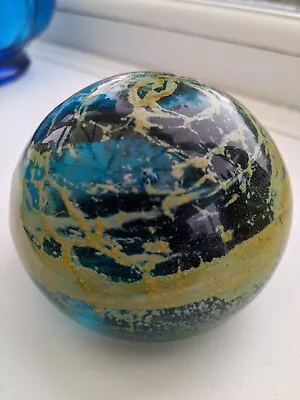 Buy Mdina Glass Paperweight Sea And Sand. Unsigned. Vintage. Has Imperfections.  • 12£