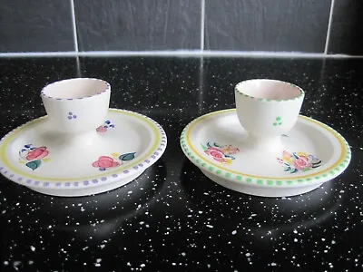 Buy Poole Pottery Egg Cup's X 2  Shape Number 289 C.1951-55, In Perfect Condition. • 14£