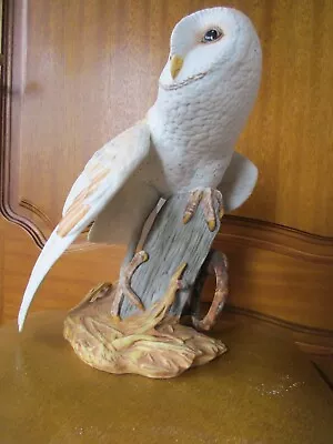 Buy The Barn Owl 1987 Hand Painted Porcelain Figure George Mcmonigle Franklin Mint • 33.55£