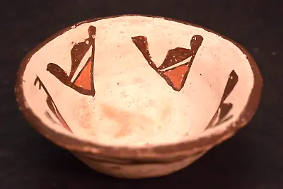 Buy ANTIQUE Native American Zuni Indian Pueblo Pottery Bowl Jug Vase  VTG 4.5  OLD • 150.24£
