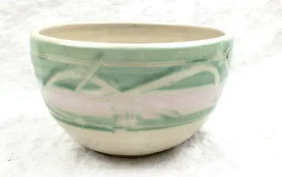 Buy KENT FOLLETTE Studio Pottery Bowl 6.5  Diameter By 4  Deep  Green/Gray Signed • 25.60£