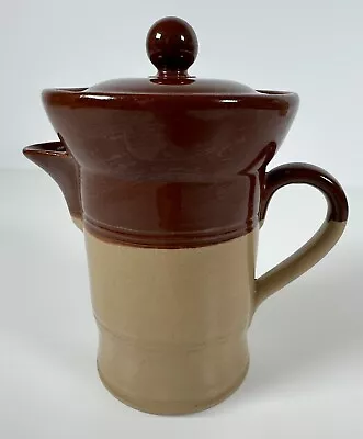 Buy Bourne Denby Vintage Stoneware Lidded Infusion Jug / Teapot - 280ml ( ½pt) ~ VGC • 22.95£