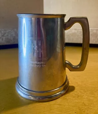 Buy Burlington Hosiery Co. Pewter Beer Stein Tankard Mug William Adams Barware • 23.48£