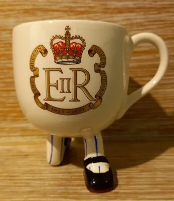 Buy 1977 Queen Elizabeth II Silver Jubilee Carlton Ware Walk Ware  Kneeling Cup • 17.50£