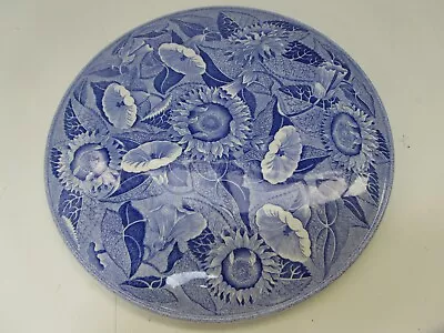 Buy Spode Blue Room Collection Sunflower Cake Cheese Plate Platter VGC • 20£