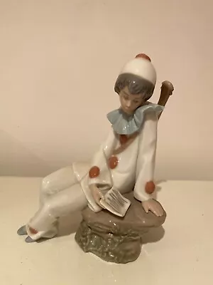 Buy Nao Porcelain Figurine - Lladro NAO Daisa 1987 Girl With Visit Mandolin Porcel • 24.99£