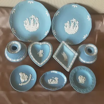 Buy Wedgewood Blue Jasperware × 9 Pieces • 3£