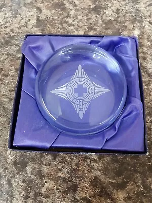 Buy Vintage Glass Paperweight Engraved For The Royal Star & Garter Charitable Trust • 7£