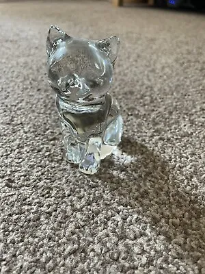 Buy Princess House 24% Lead Crystal Ornament Of A Cat • 12£